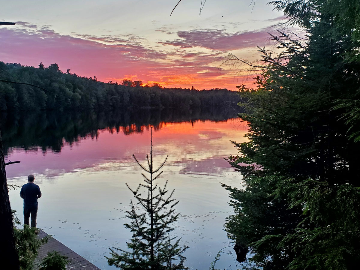 Upper Pond shoreline